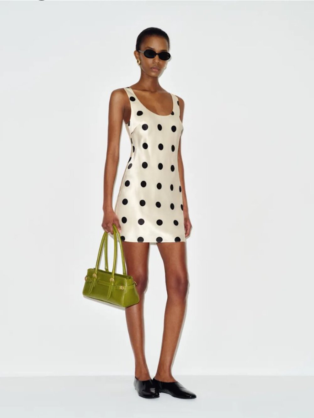 Reformation Eden Silk Dress Ivory - Size XS